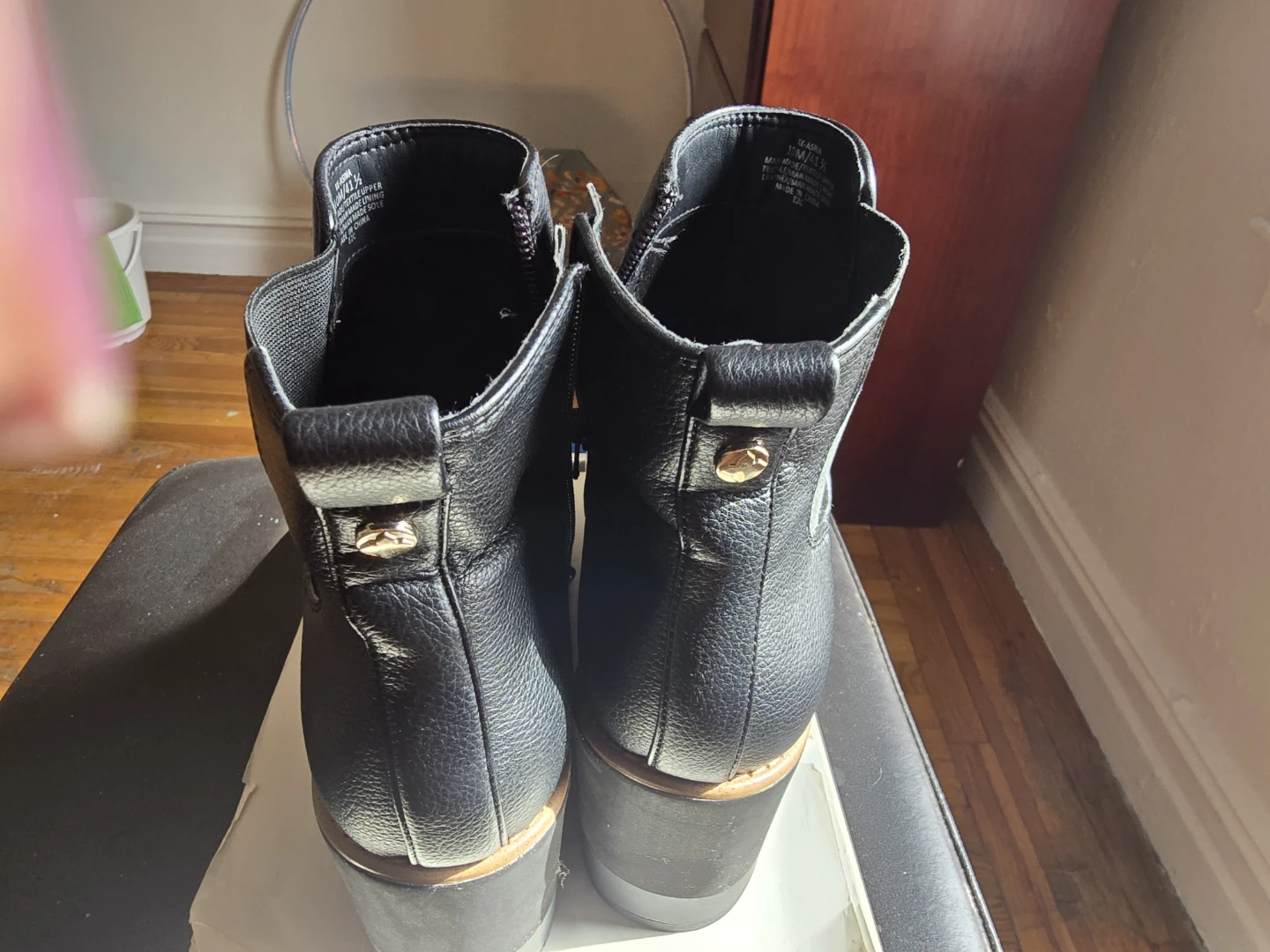 K&K Asina Black Wedge Boots - photo 5