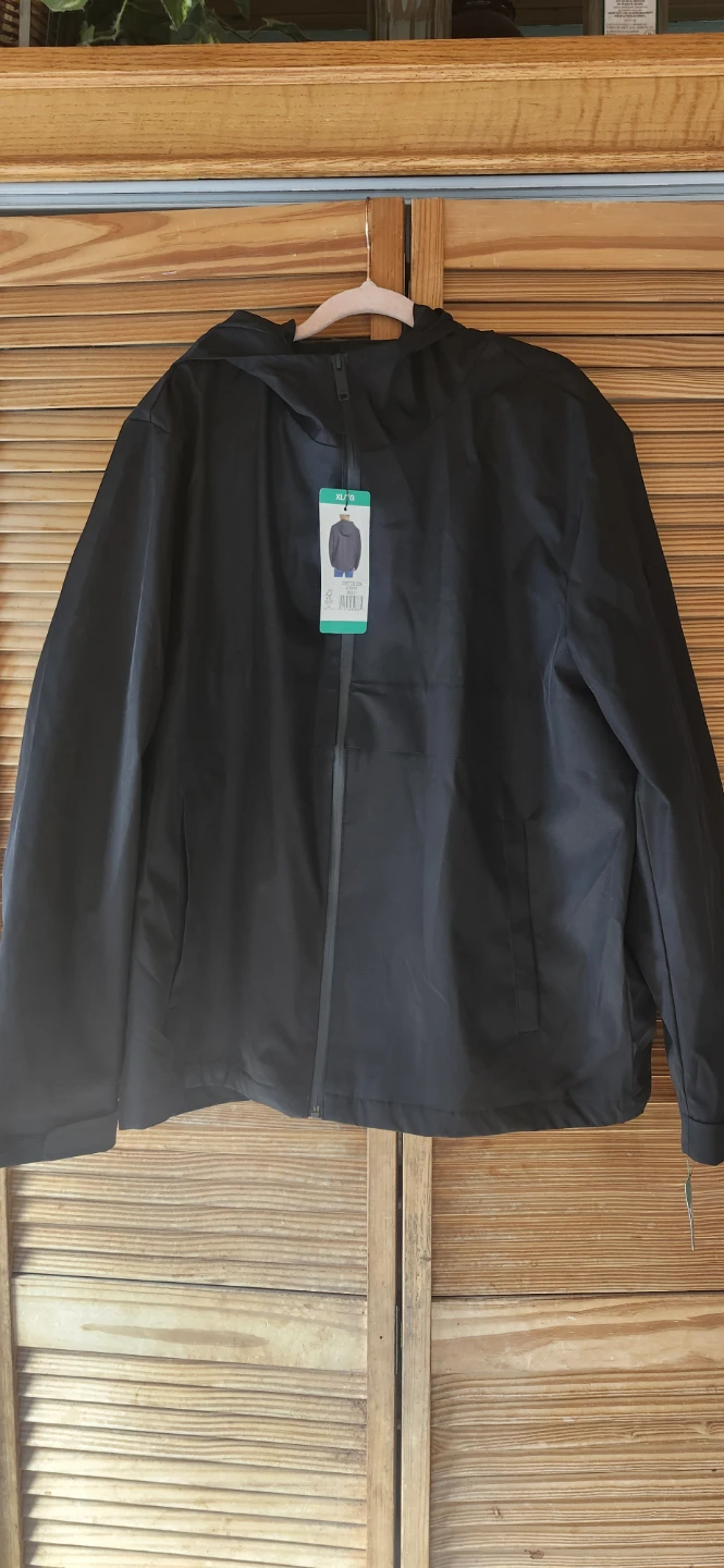 Dockers Men's XL Full-Zip Hooded Jacket Black - photo 2