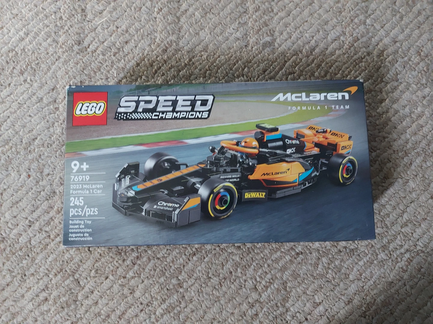LEGO Speed Champions 2023 McLaren Formula 1 Car 76919