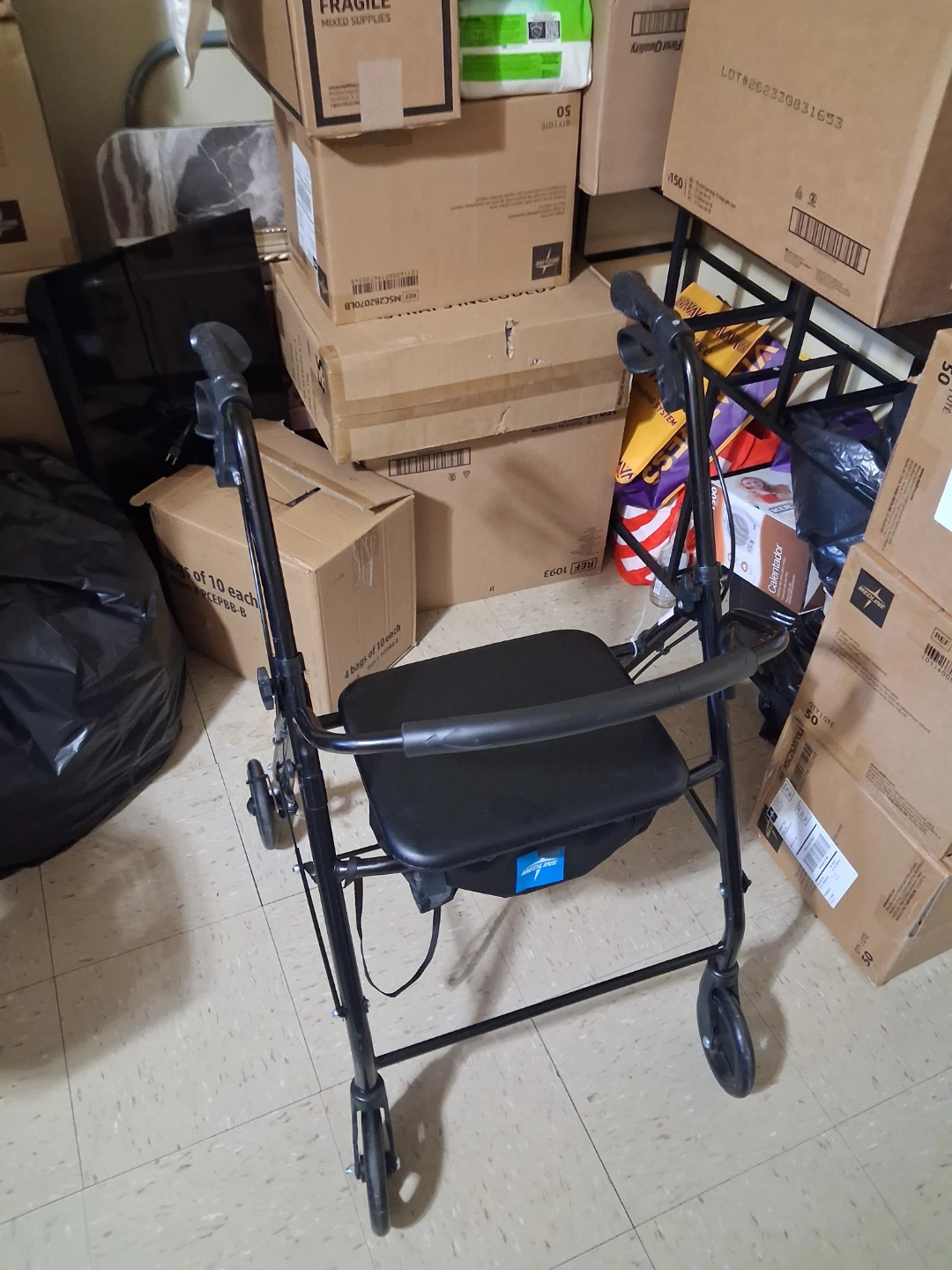 Medline Rollator Walker with Seat