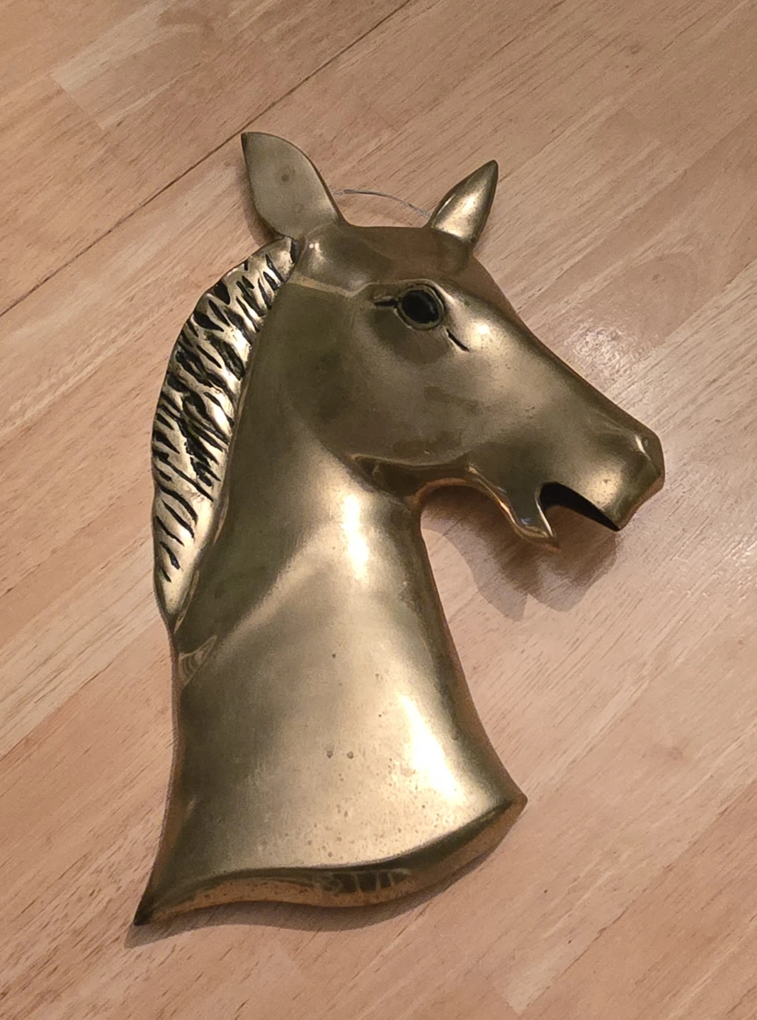 Solid Brass Stallion Head