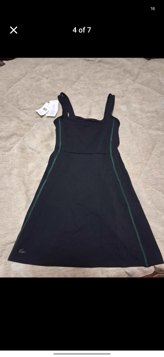 Lacoste Black Sport Dress Size 34 - photo 2