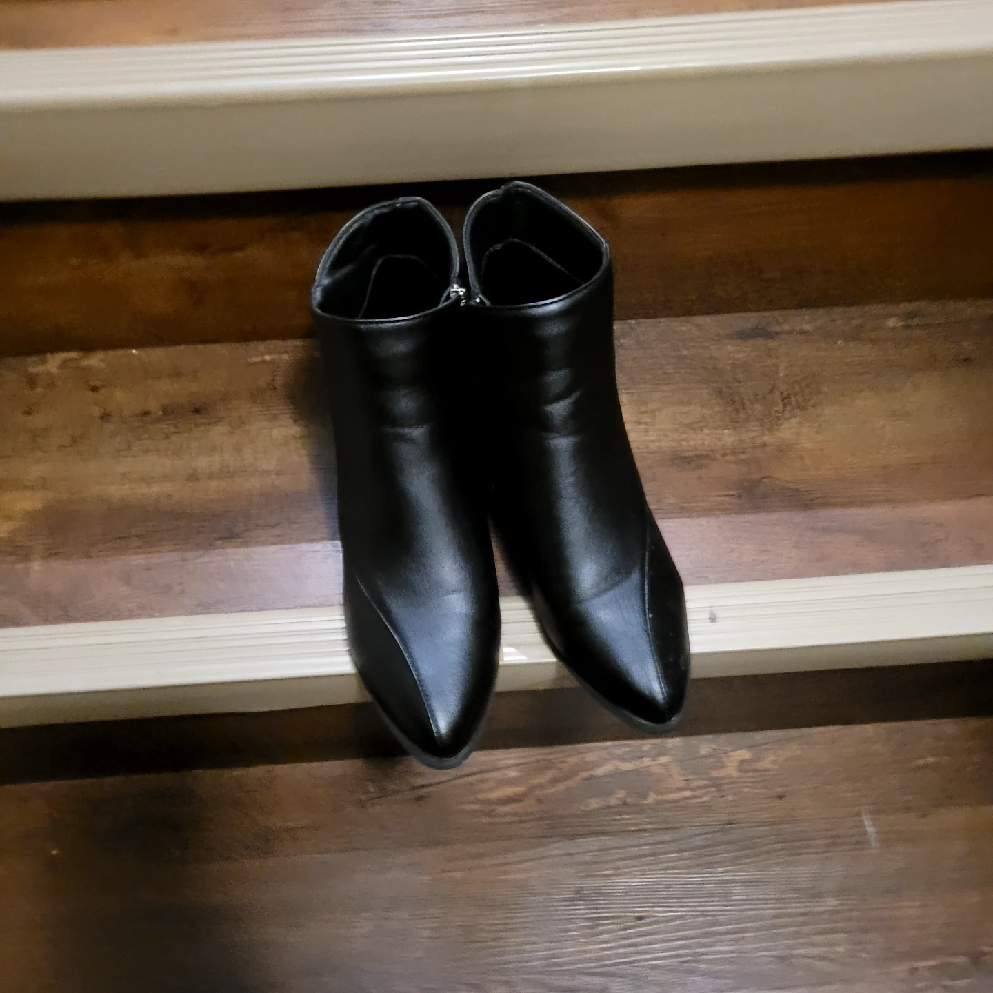 Black ankle boots