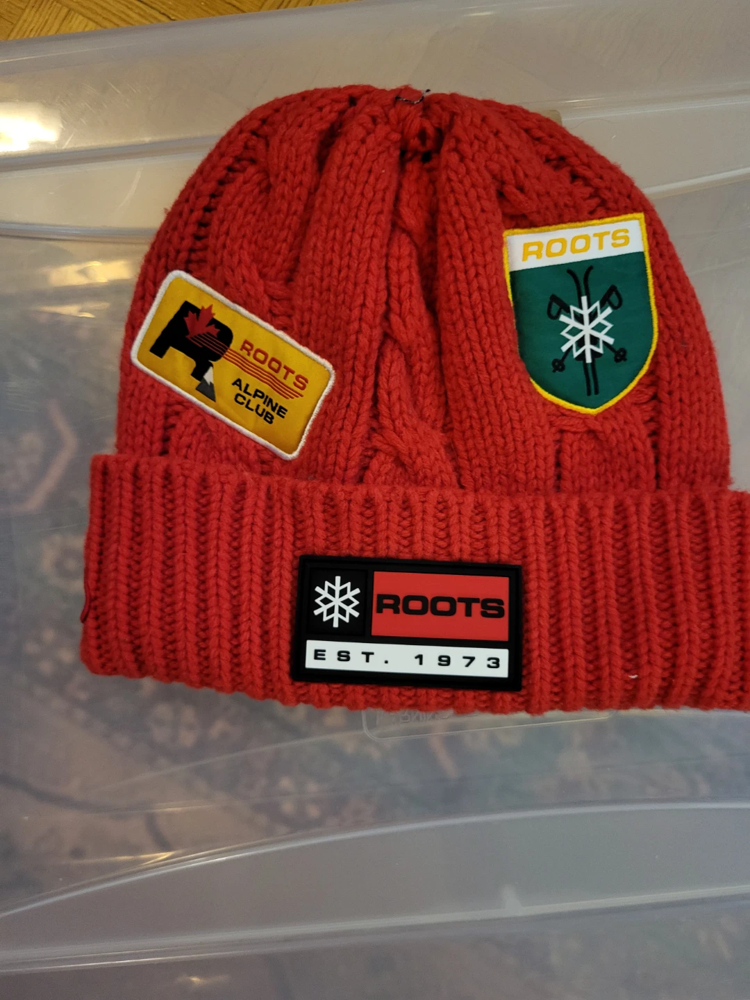 Roots Alpine Club Red Toque