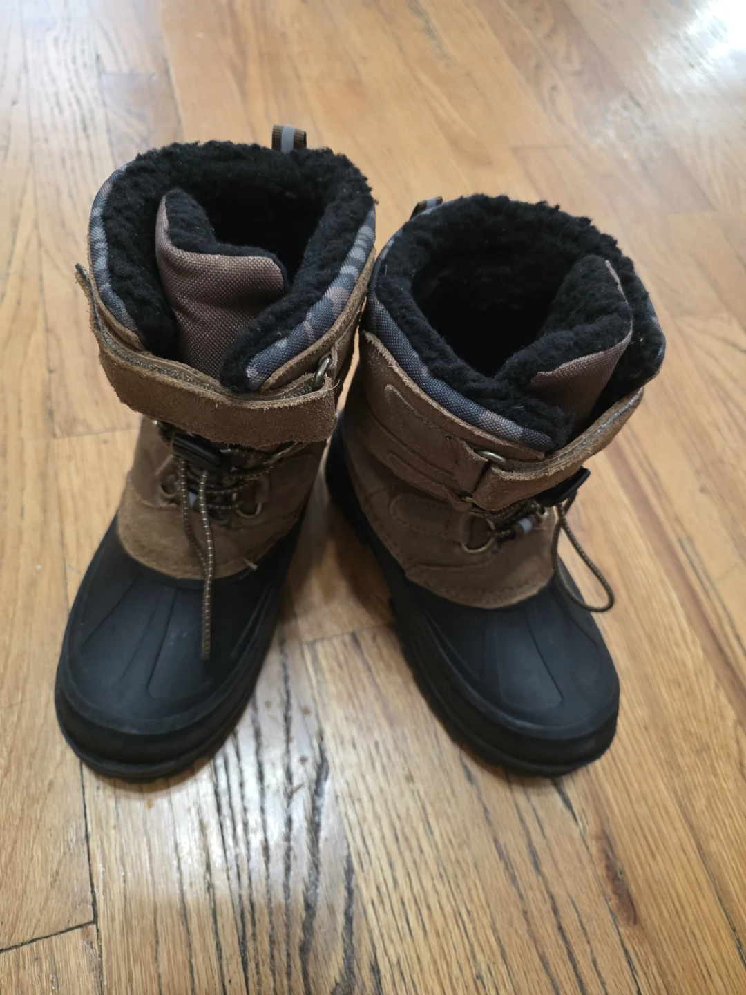 Khombu Kids Snow Boots Brown Size 1M