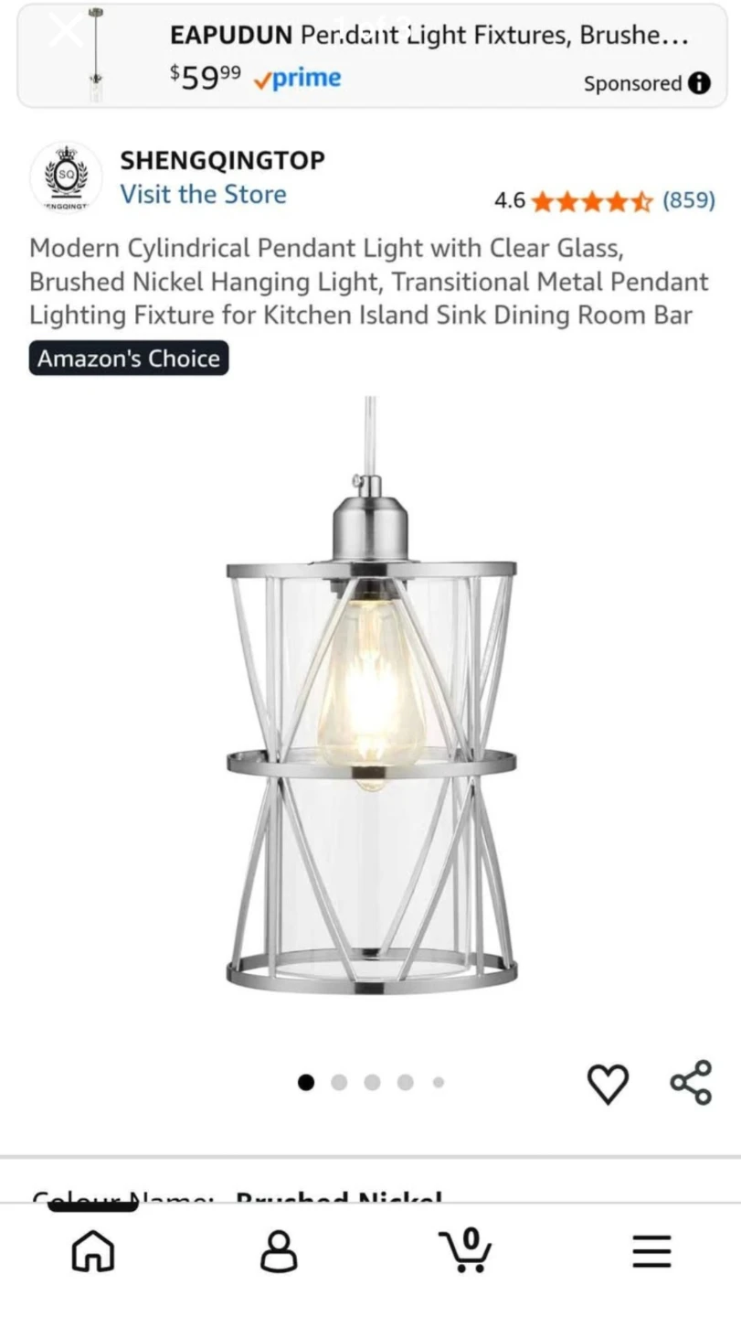 SHENGQINGTOP Modern Cylindrical Pendant Light - photo 3