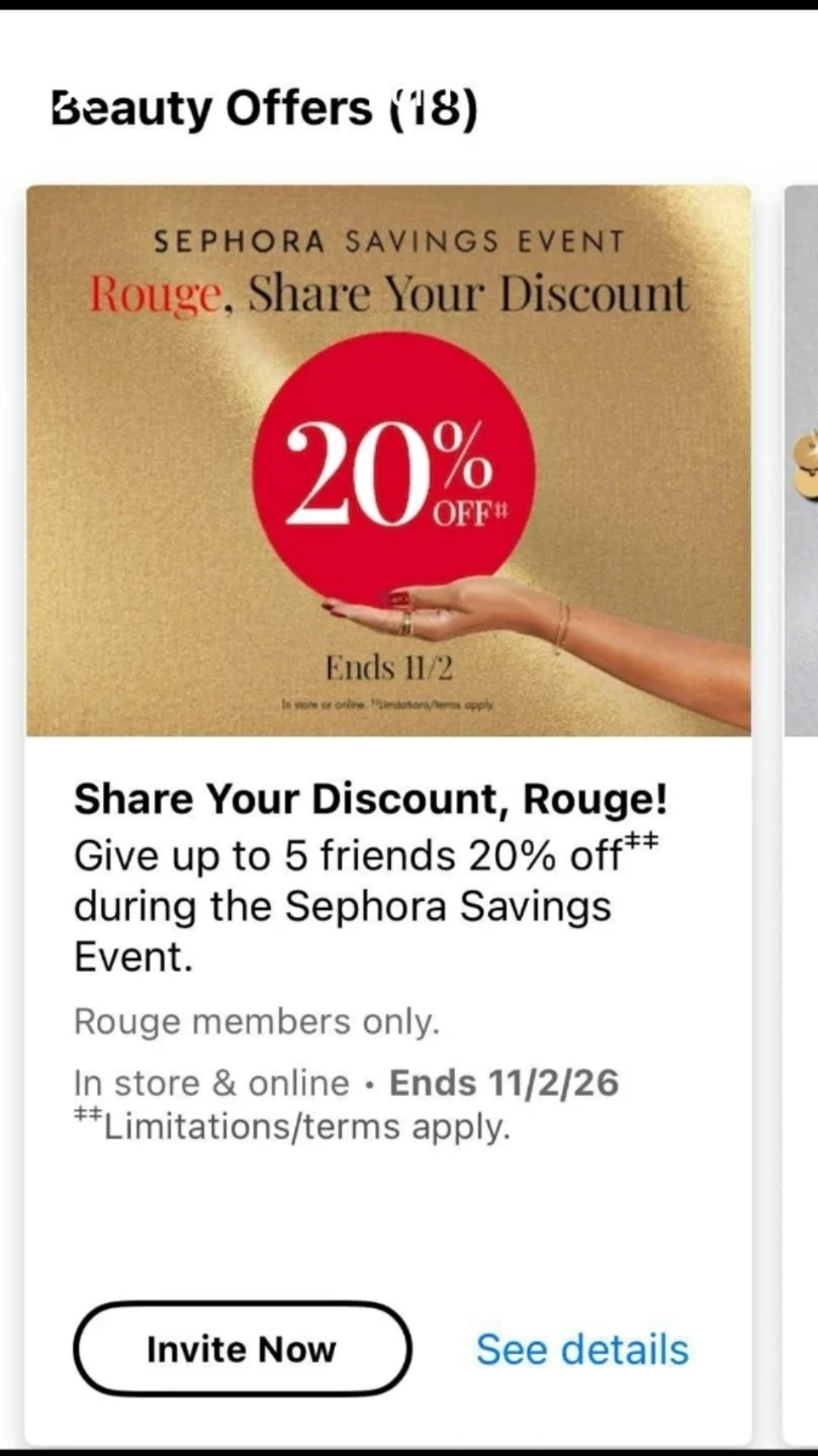 Sephora 20% Off Coupon
