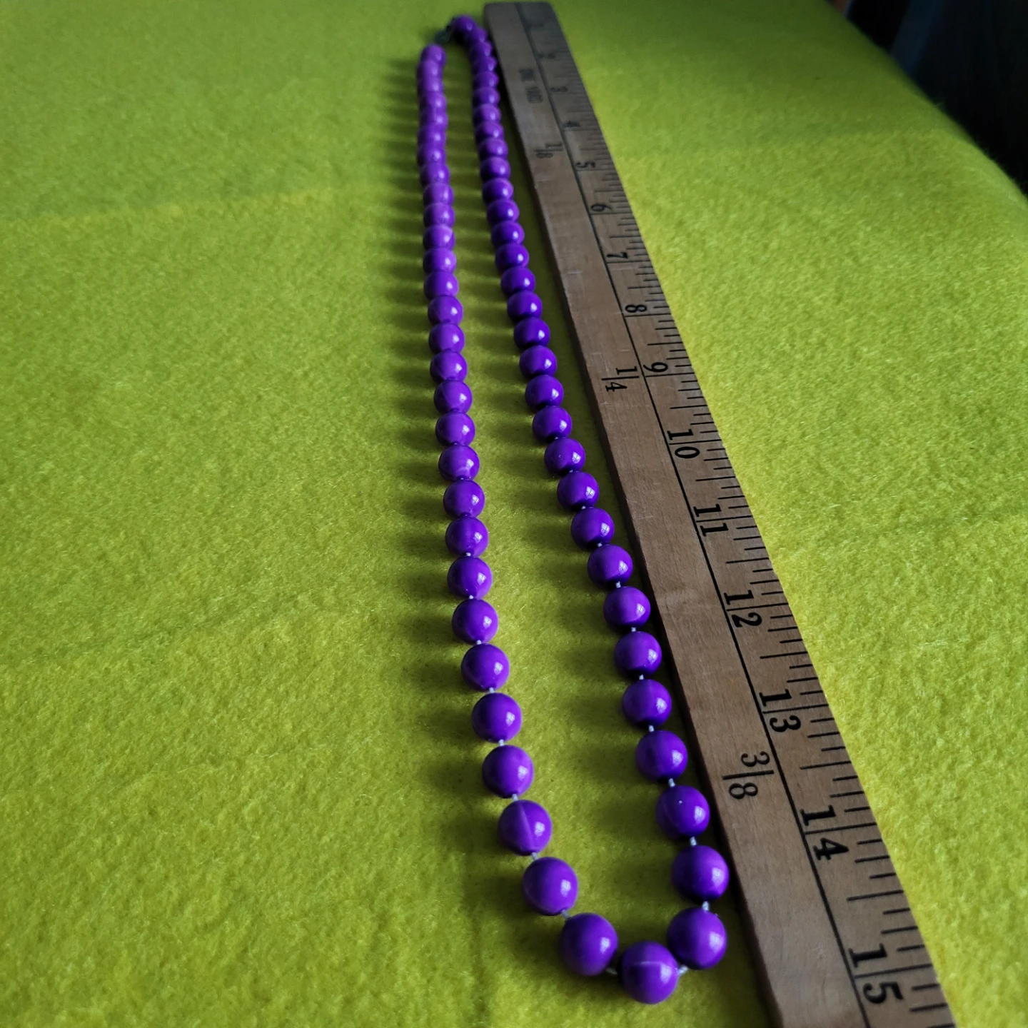 Purple Bead Necklace