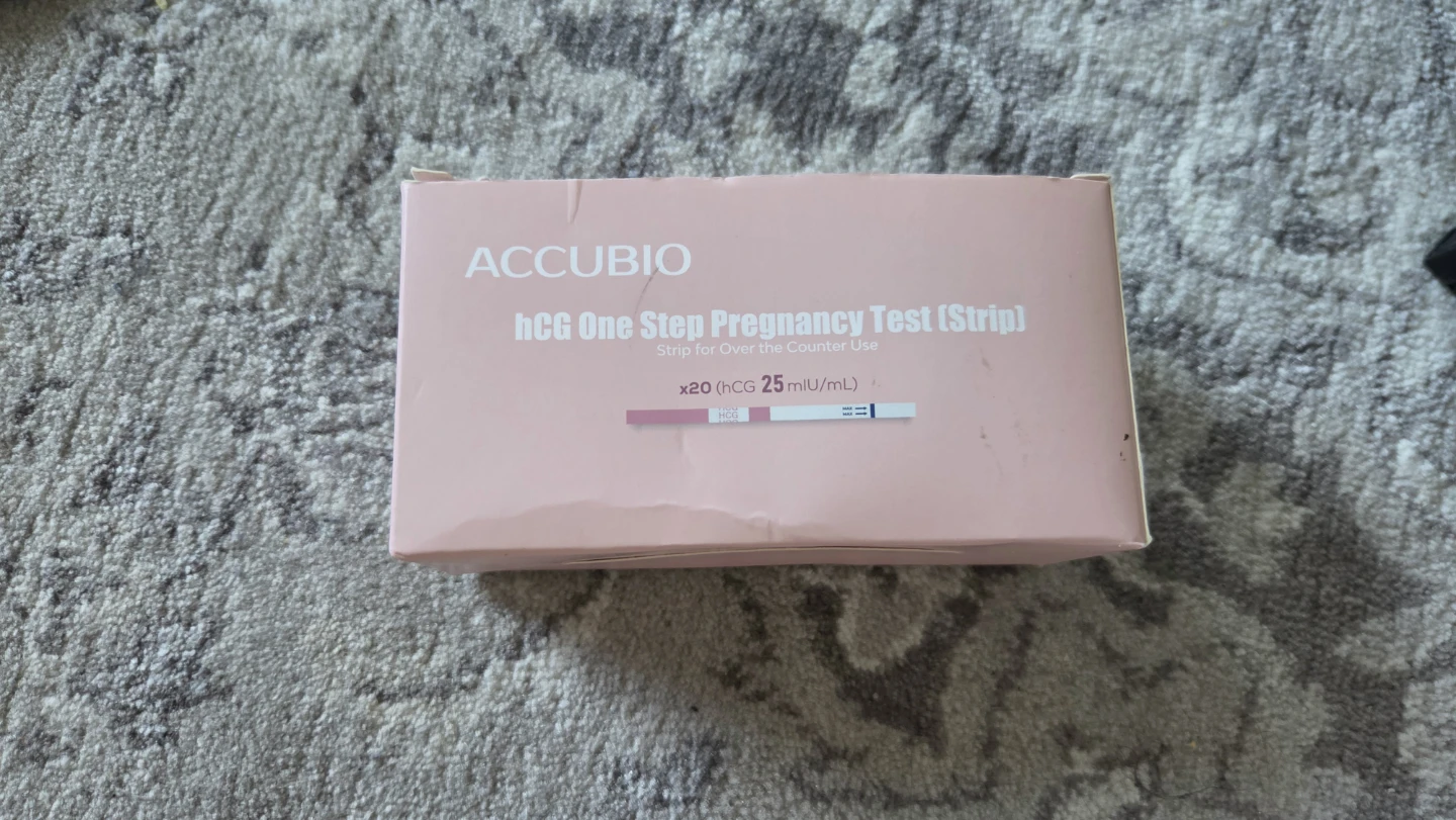 Accubio hCG One Step Pregnancy Test Strips
