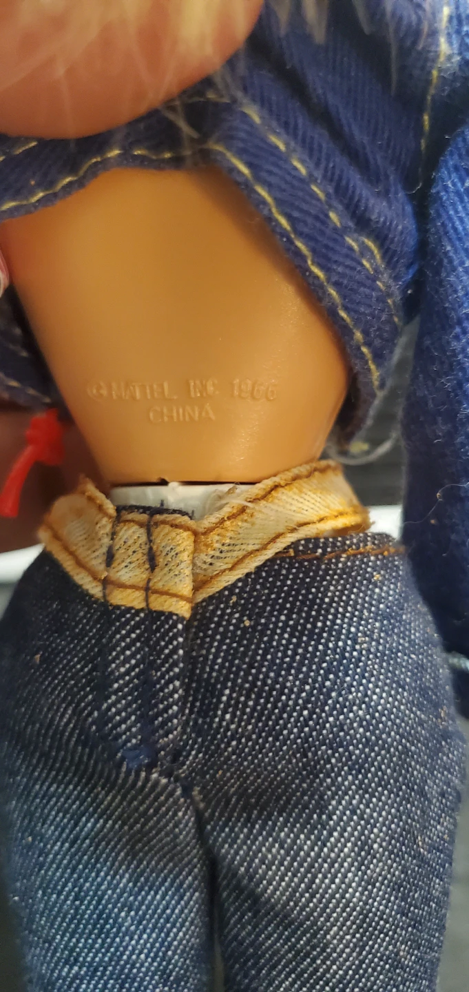 1966 Mattel Barbie Doll with Denim Outfit - photo 4