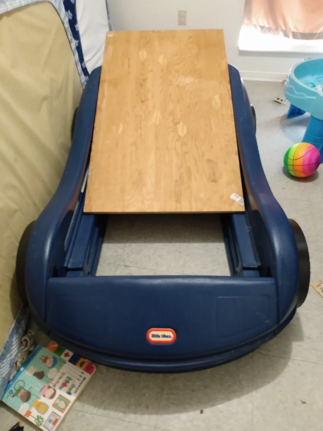 Little Tikes Blue Car Bed