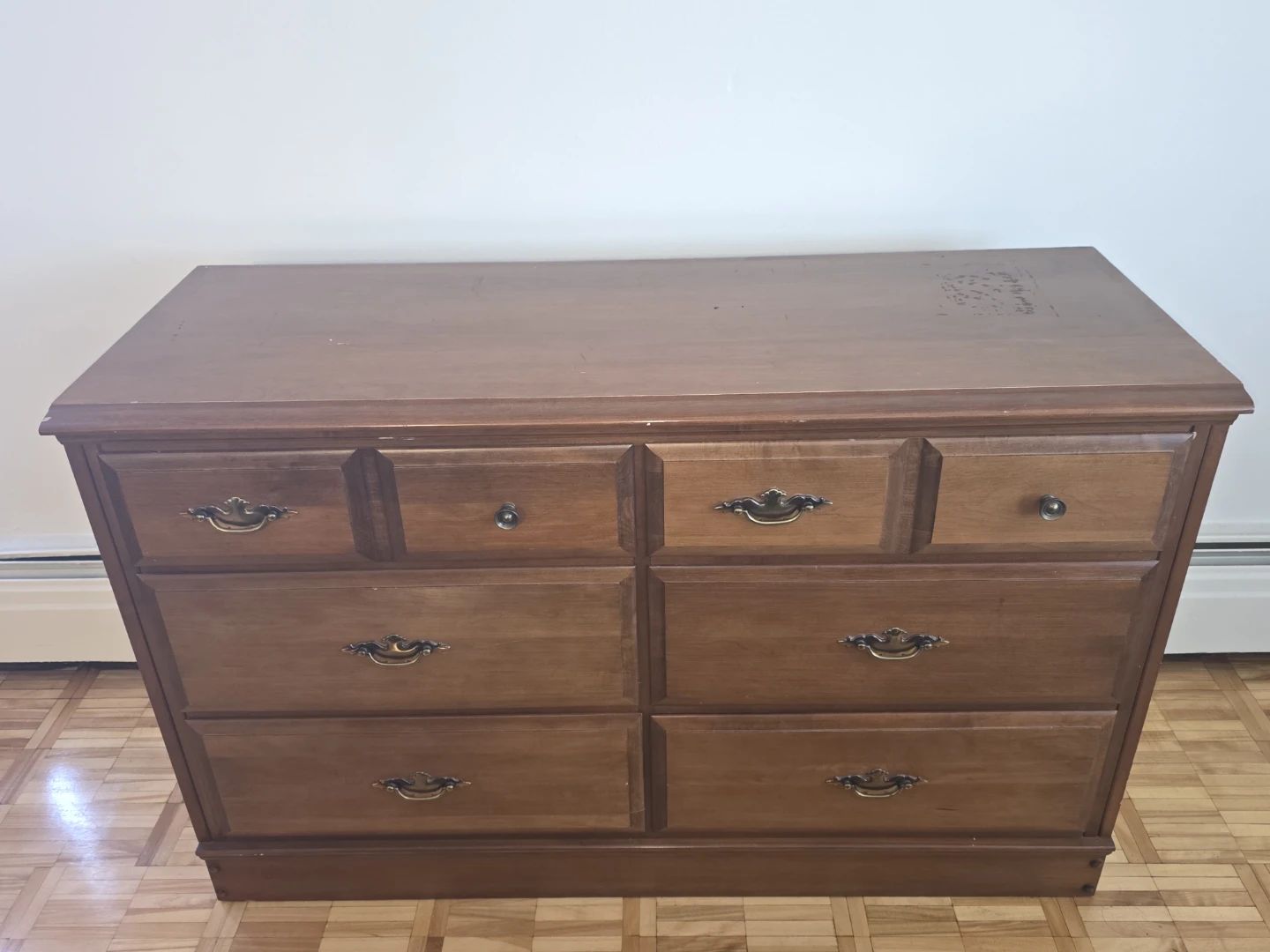 Wooden Dresser with 6 Drawers - photo 2