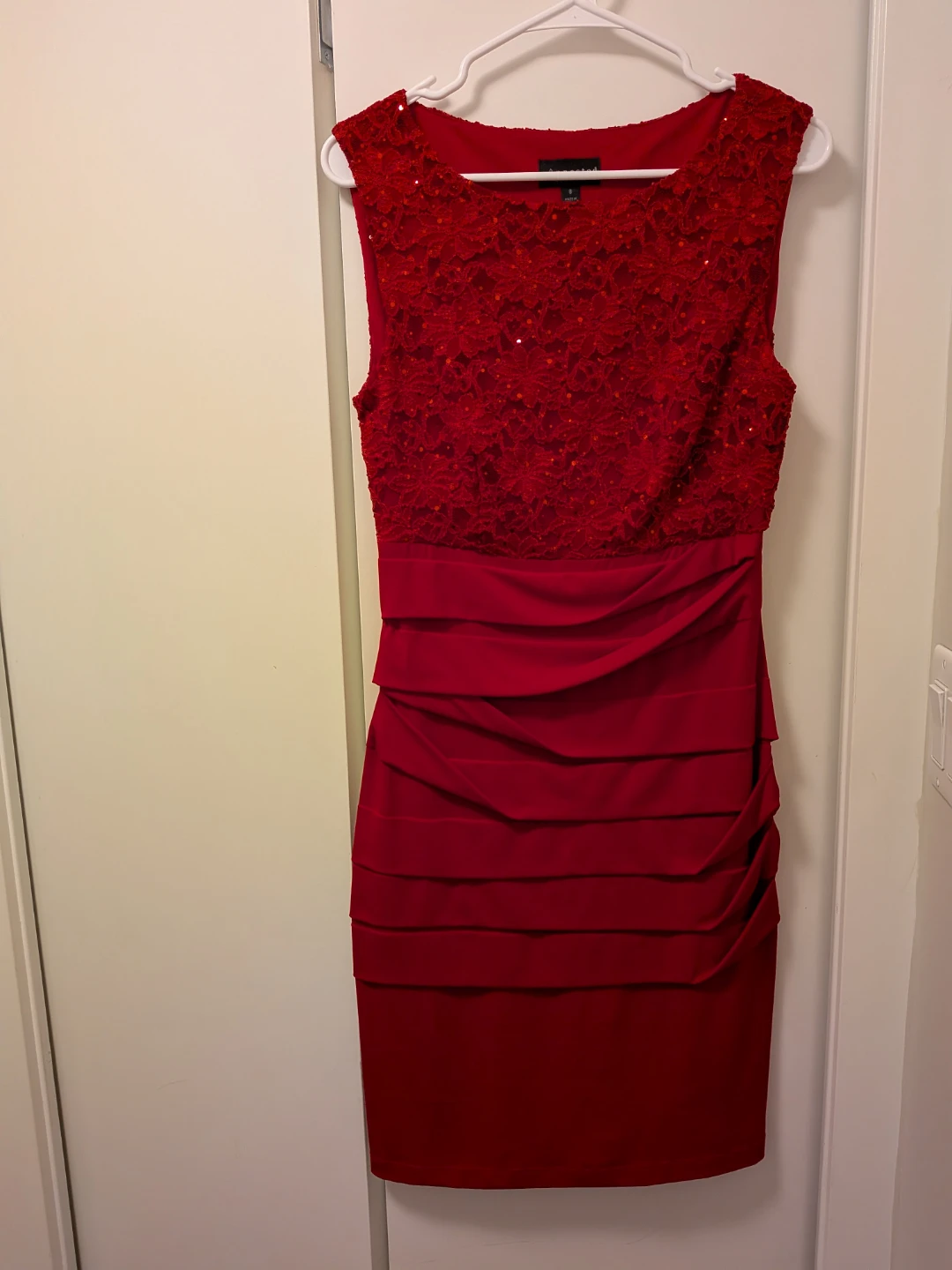 Connected Apparel Red Dress