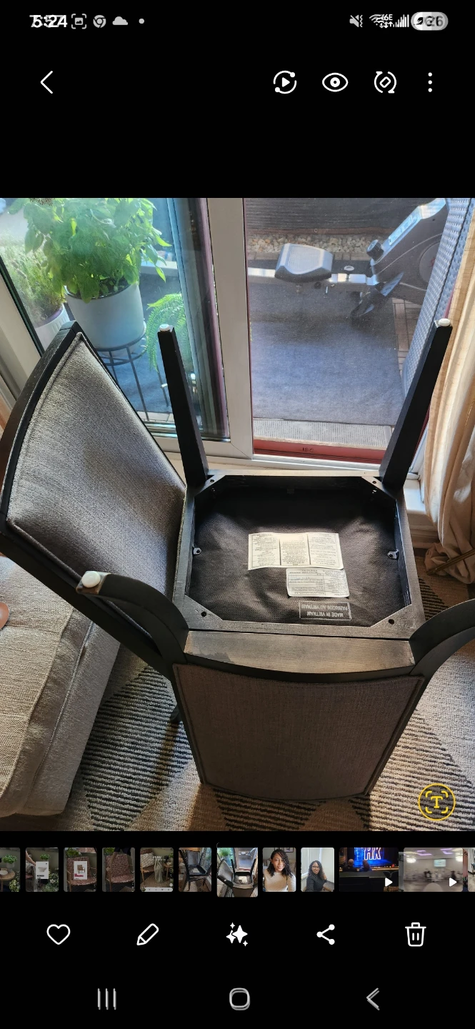 Set of 3 Dining Chairs - photo 2