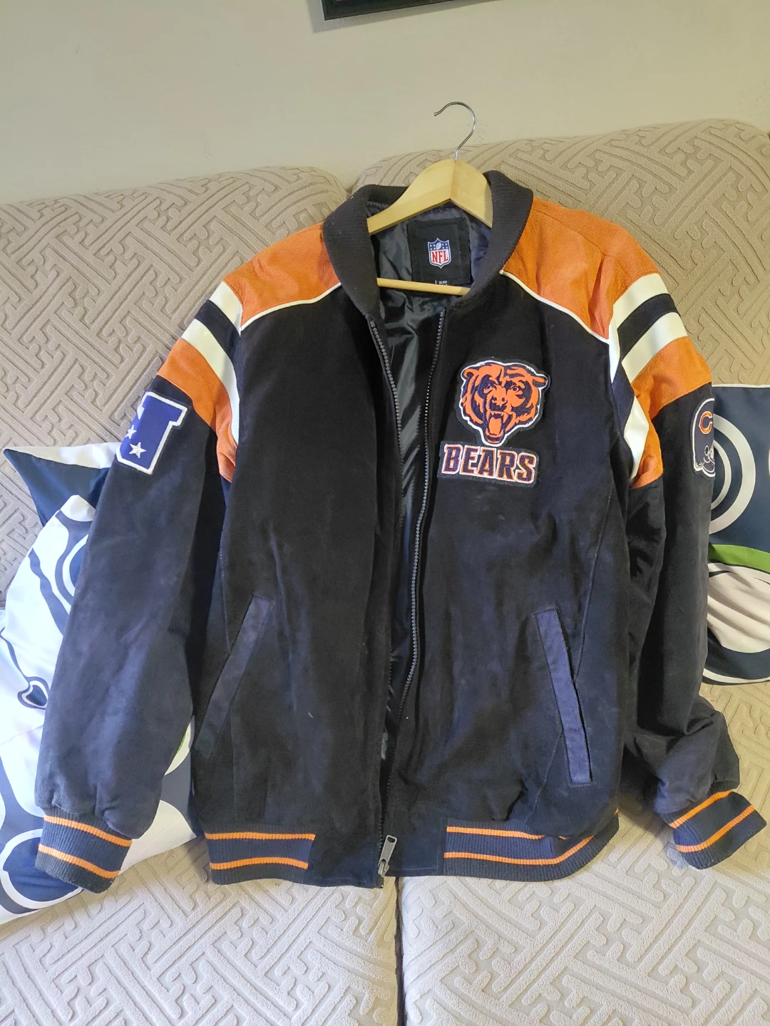 Chicago Bears NFL Suede Jacket