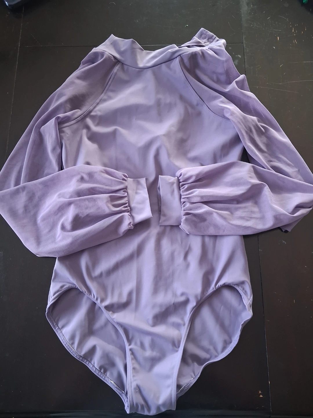 Lavender Long Sleeve Bodysuit
