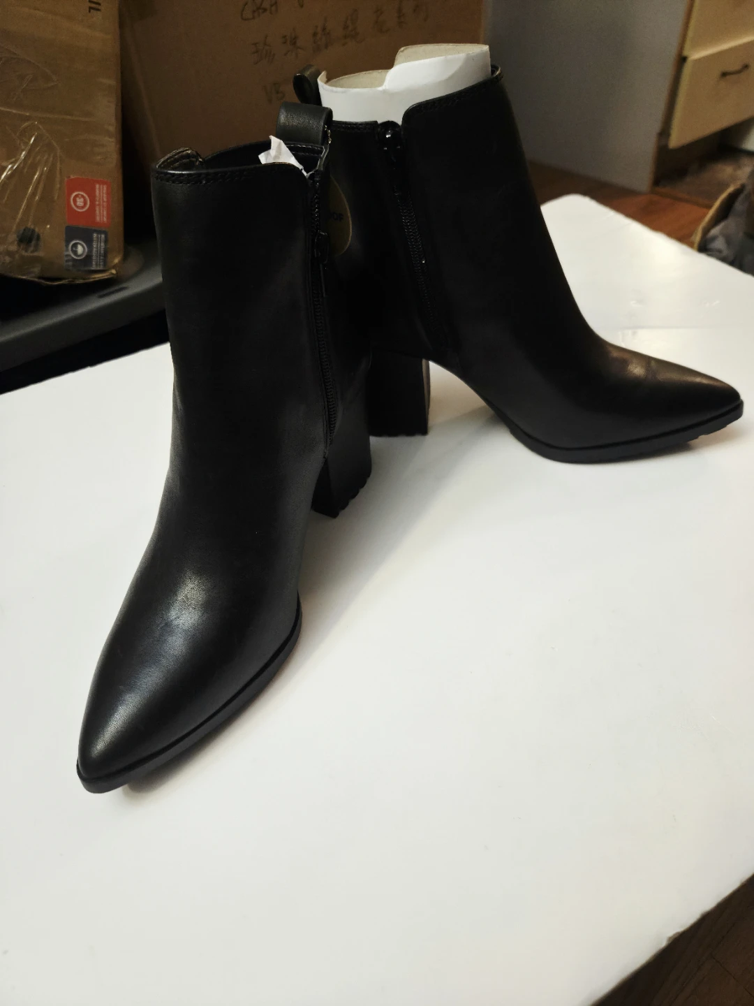 ALDO Black Heeled Ankle Boots - photo 5