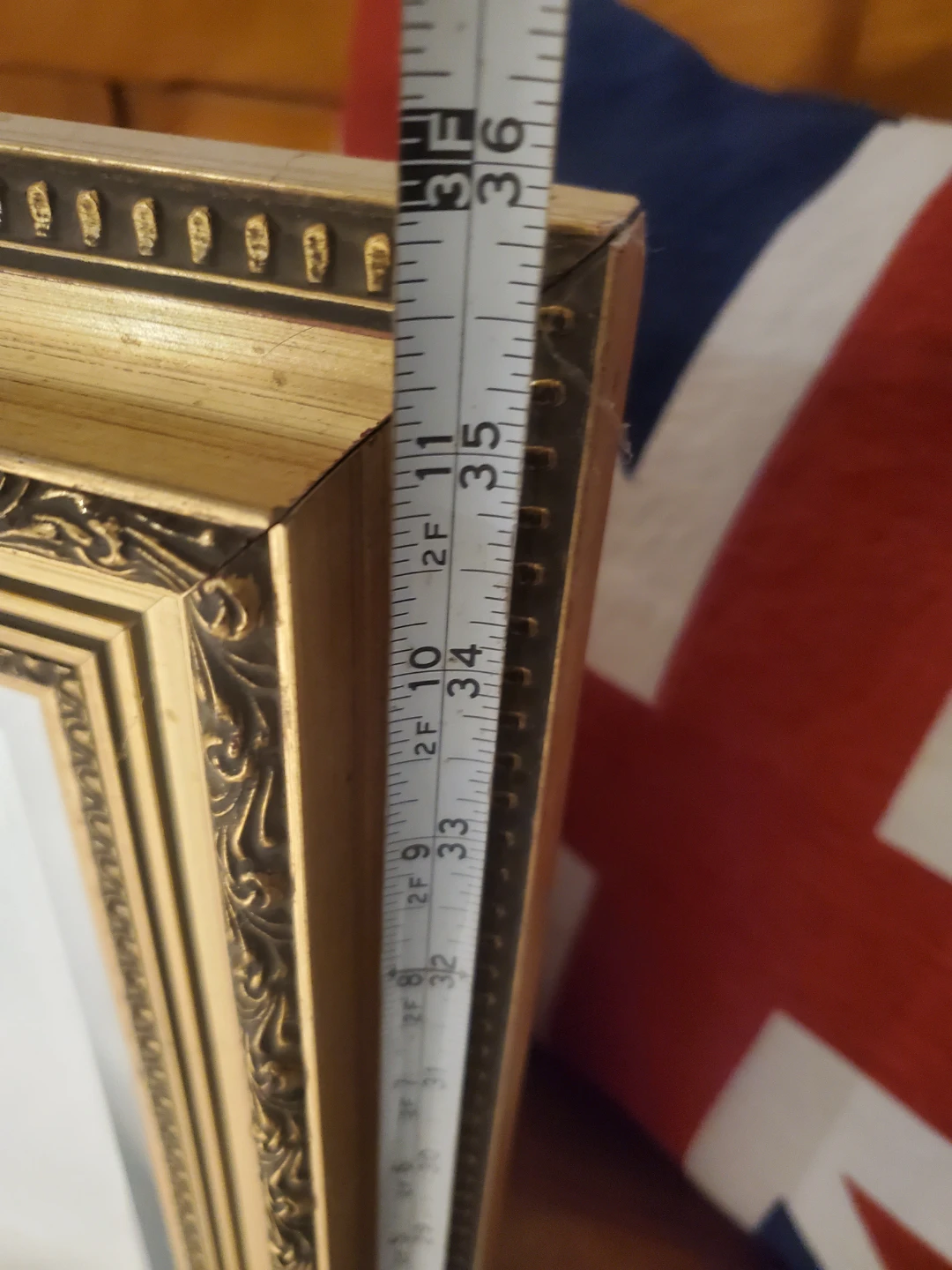 Large Gold Framed Mirror - photo 5