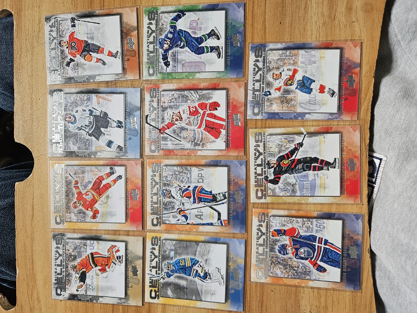 Upper Deck Sensational Celly's Hockey Card Set