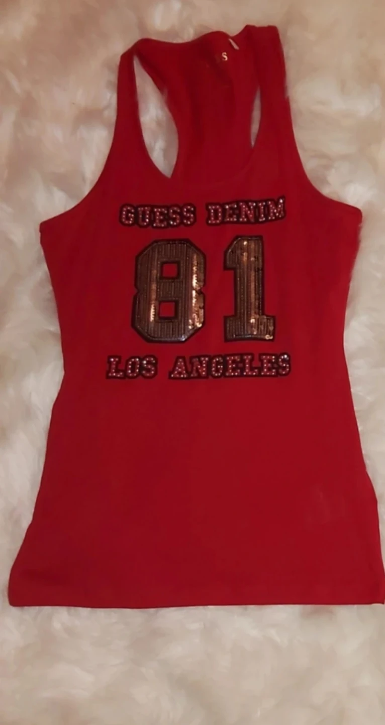 Size S Guess sequin tanks tops