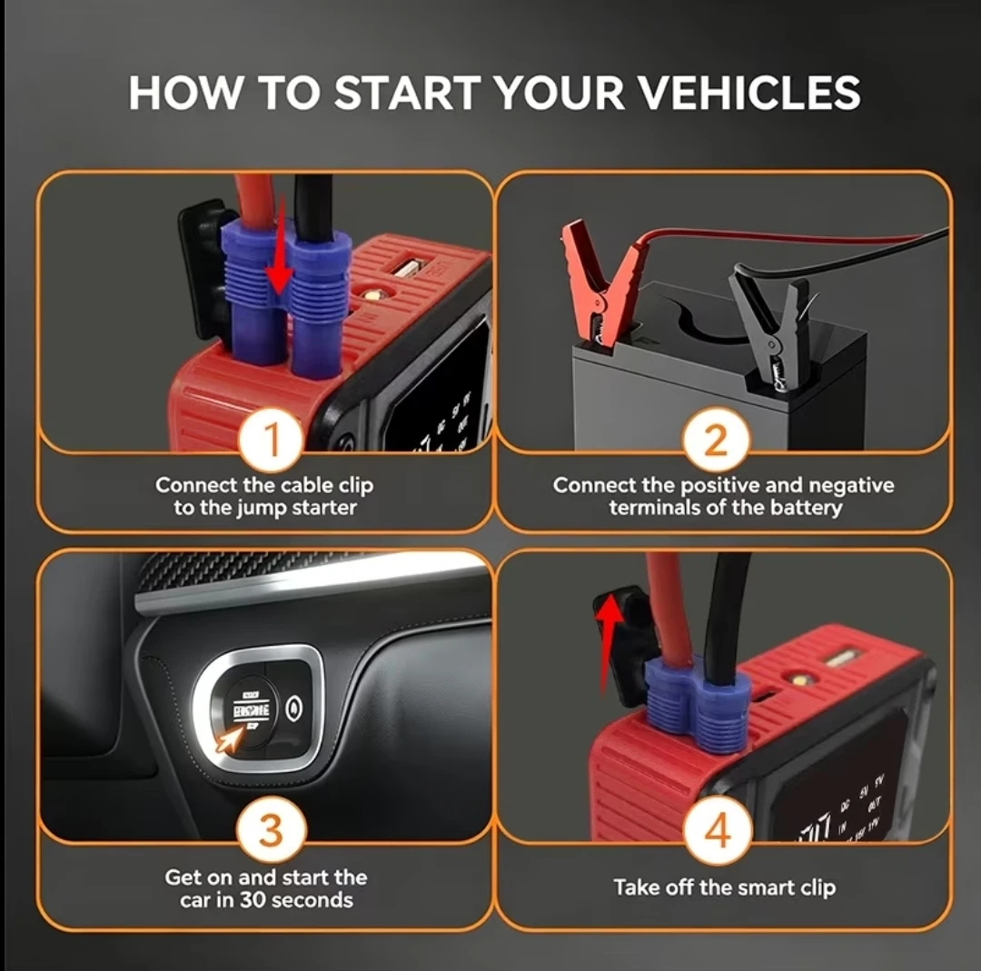 Portable Car Jump Starter - photo 3
