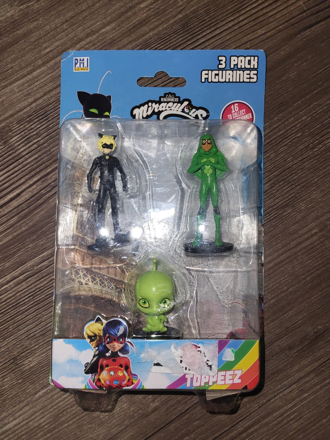 Miraculous 3 Pack Figurines Toppeez
