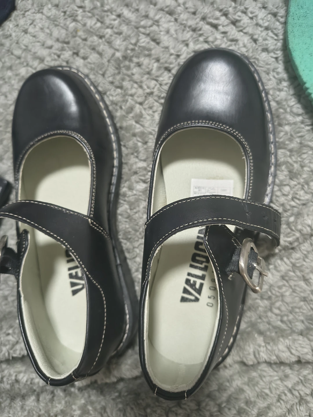 Vellocino Black Mary Jane Shoes - photo 3