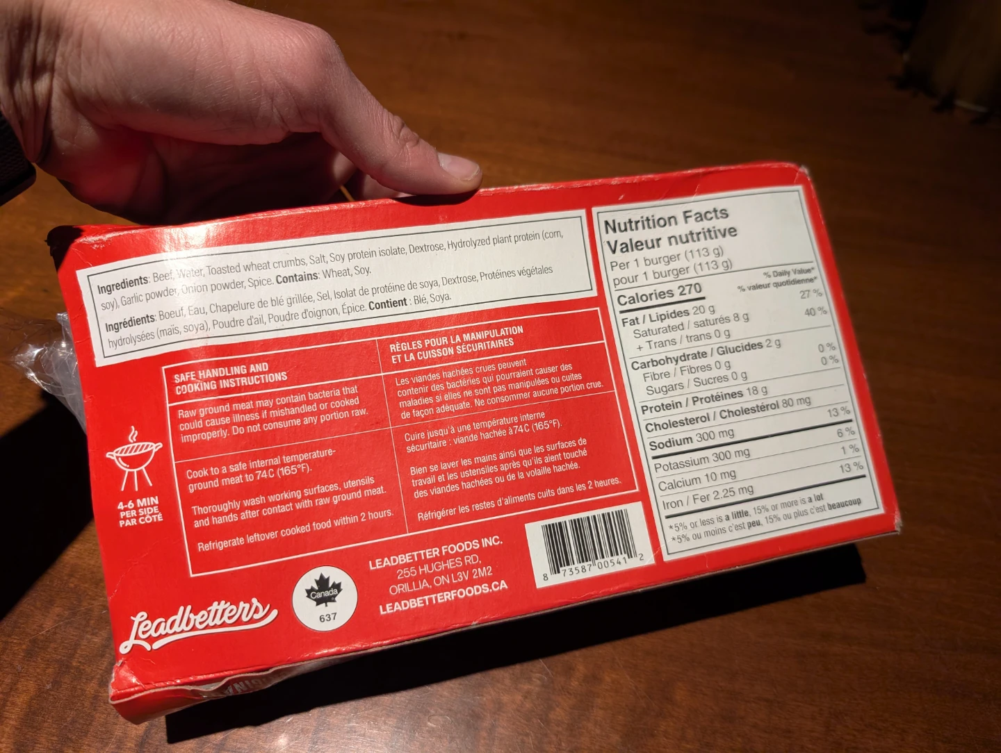 Leadbetters Original Beef Burgers - photo 2