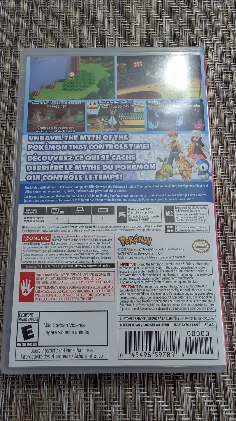 Pokémon Brilliant Diamond Nintendo Switch - photo 2