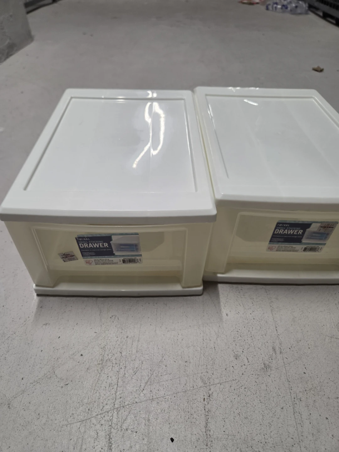 2 IRIS Small Stacking Drawers