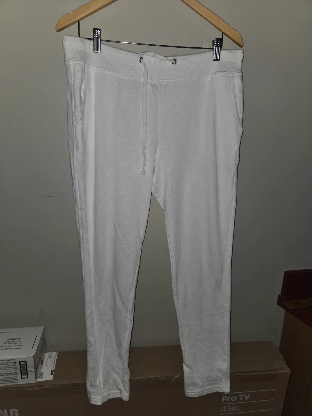 White Jogger Sweatpants