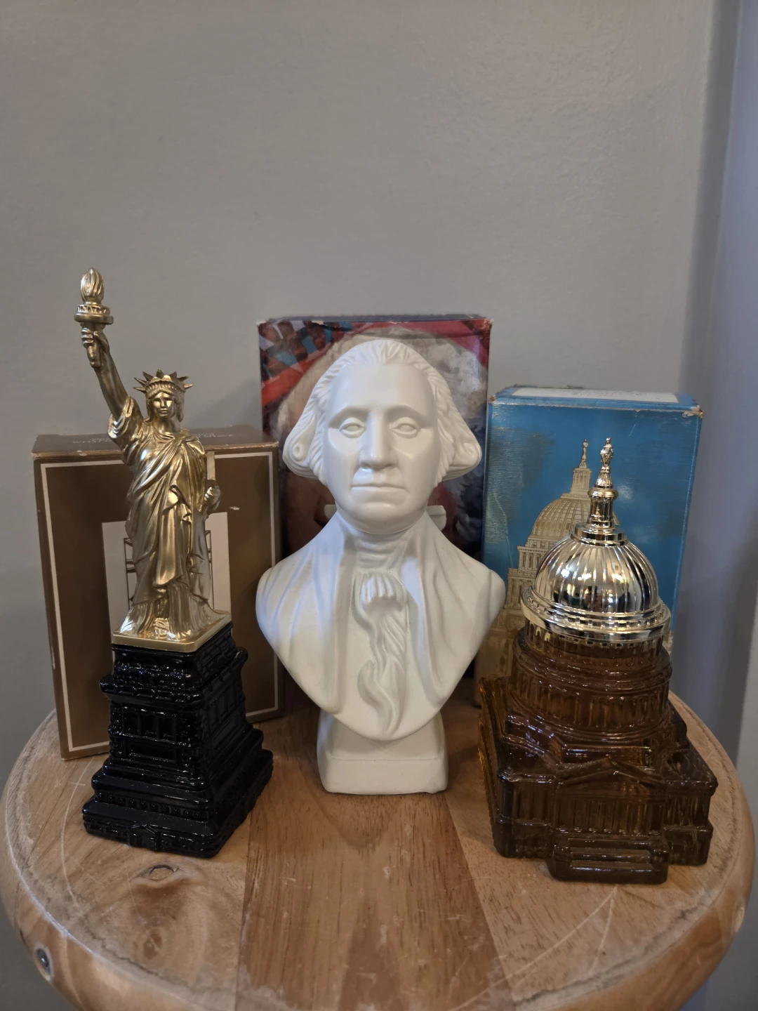 Set of 3 Vintage Avon Collectible Decanters