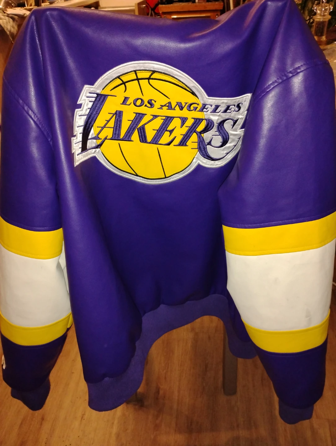 NBA Los Angeles Lakers Faux Leather Jacket