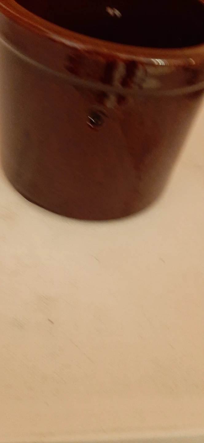 Vintage Brown  Crock pot. - photo 2