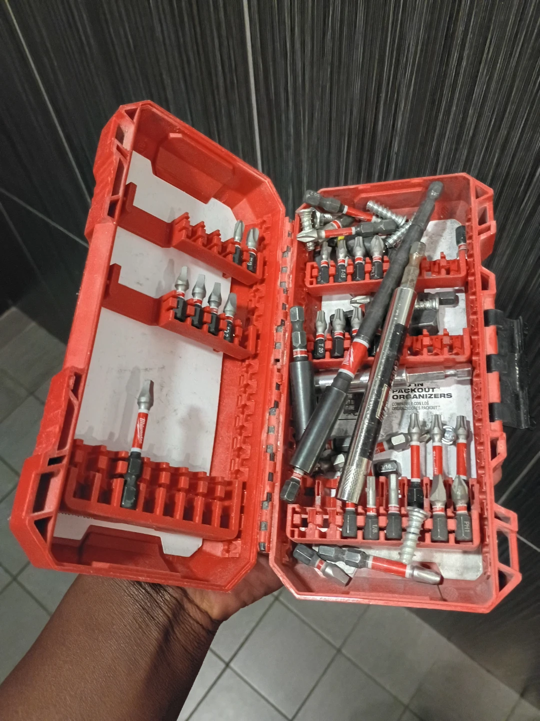 Milwaukee M18 Impact Driver with Battery and Bit Set - photo 3