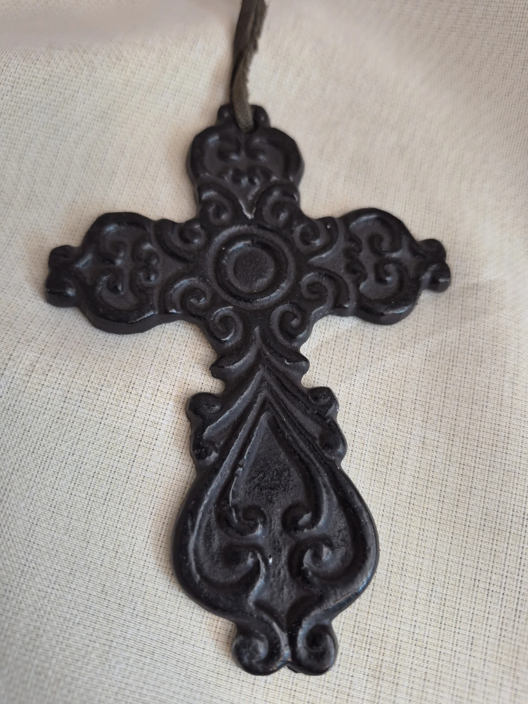 Little 4" Metal Cross Hanging Decor - photo 2