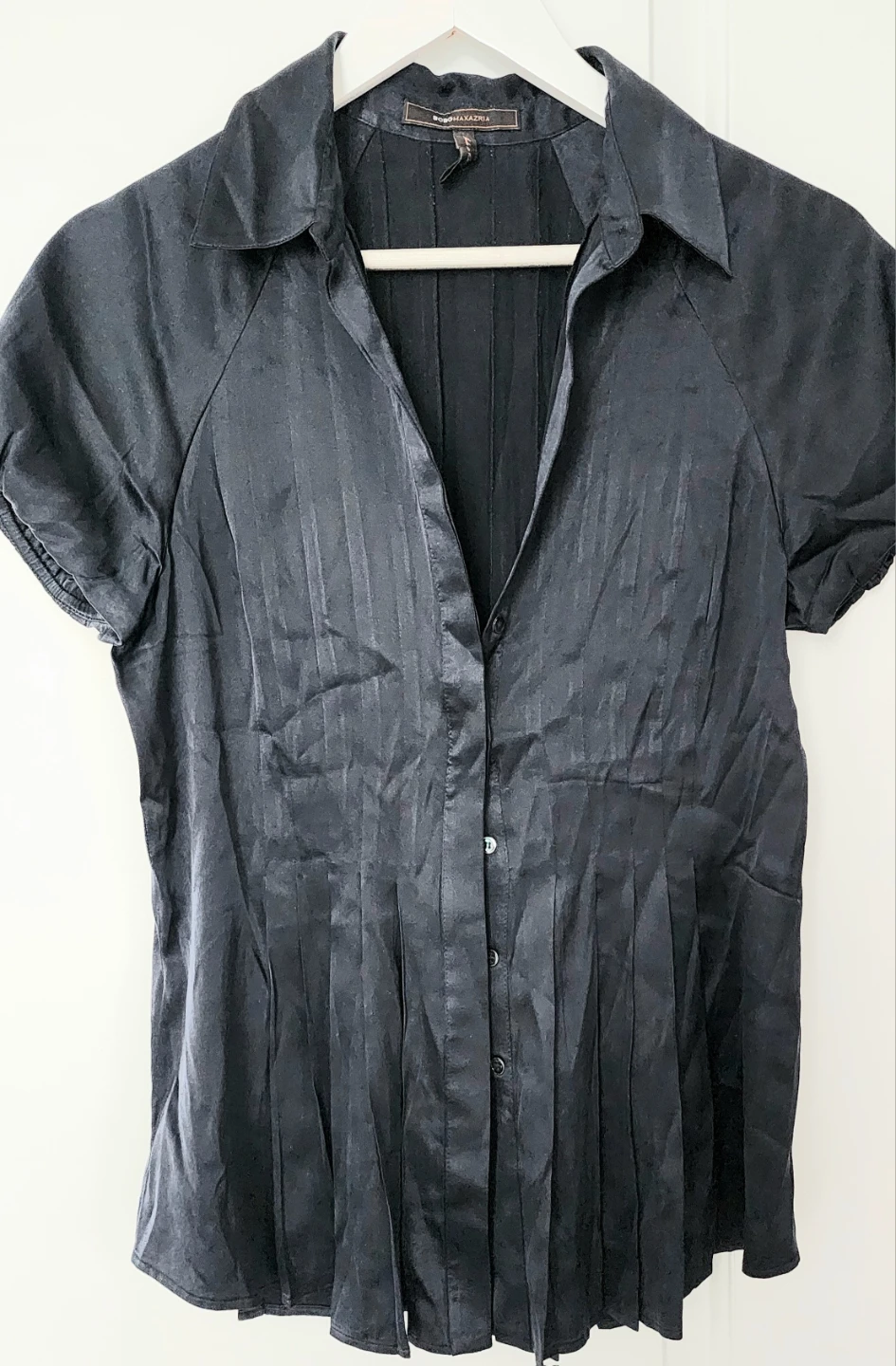 BCBGMAXAZRIA Black Button-Up Shirt - photo 2