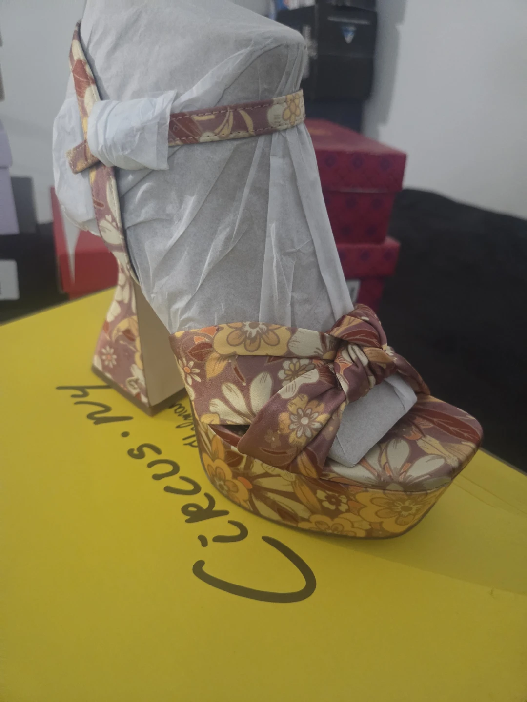 Circus NY Floral Platform Sandals - photo 2
