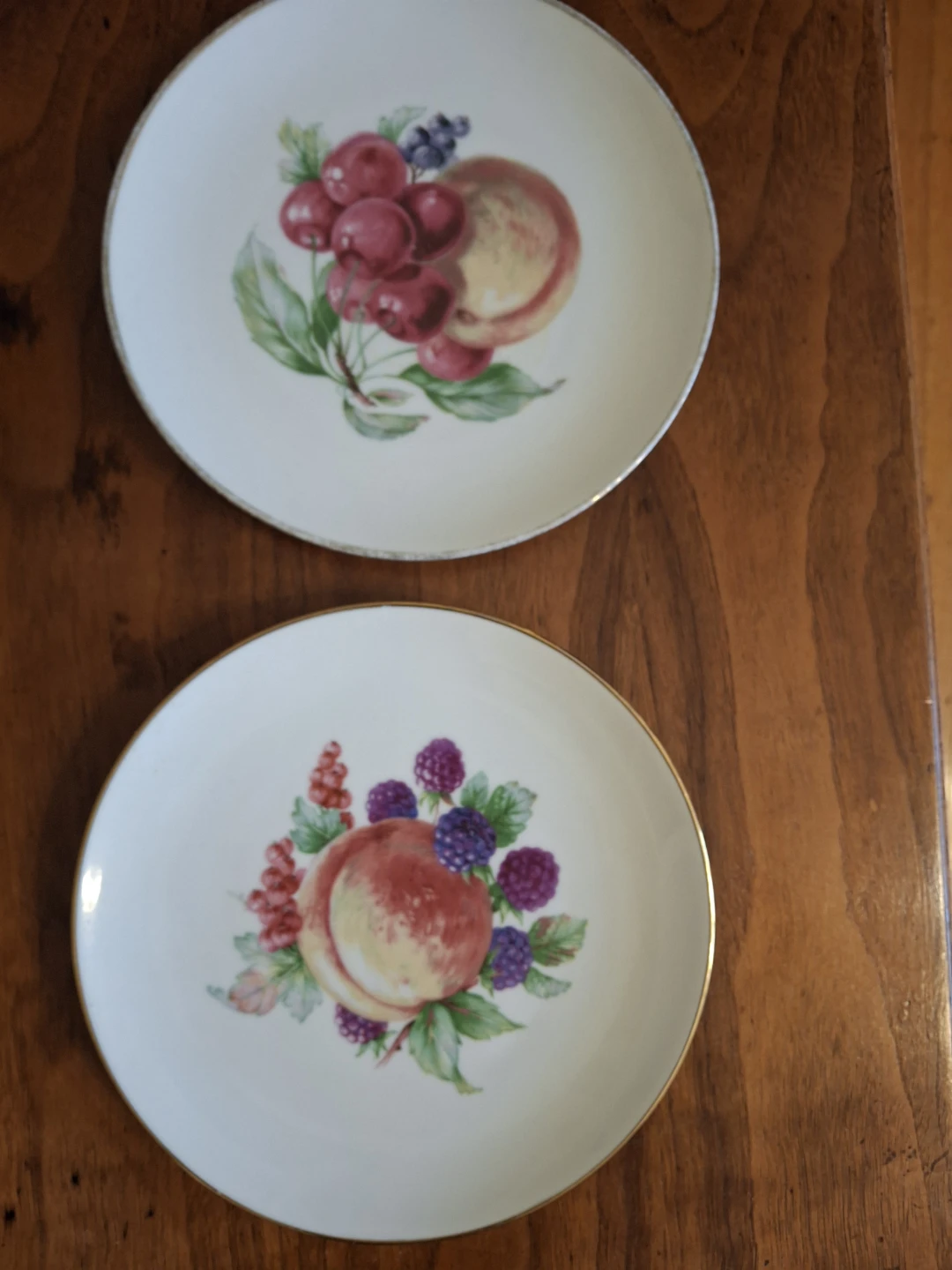 Set of 4 Vintage Winterling Western Germany Fruit Plates - photo 2