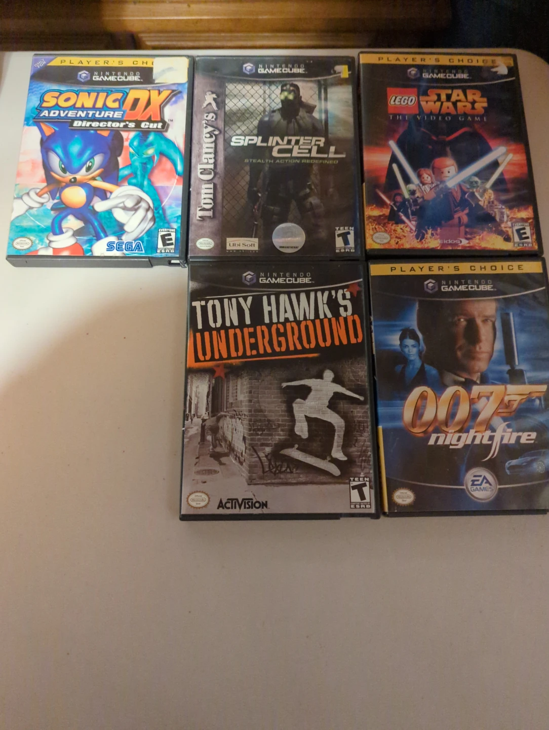 5 Nintendo GameCube Video Games