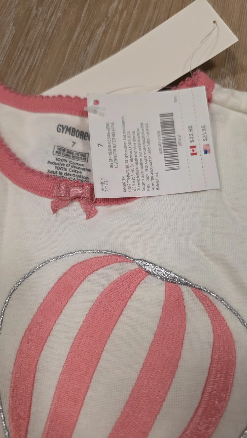 Gymboree Girls Size 7 Pajama Set - photo 2