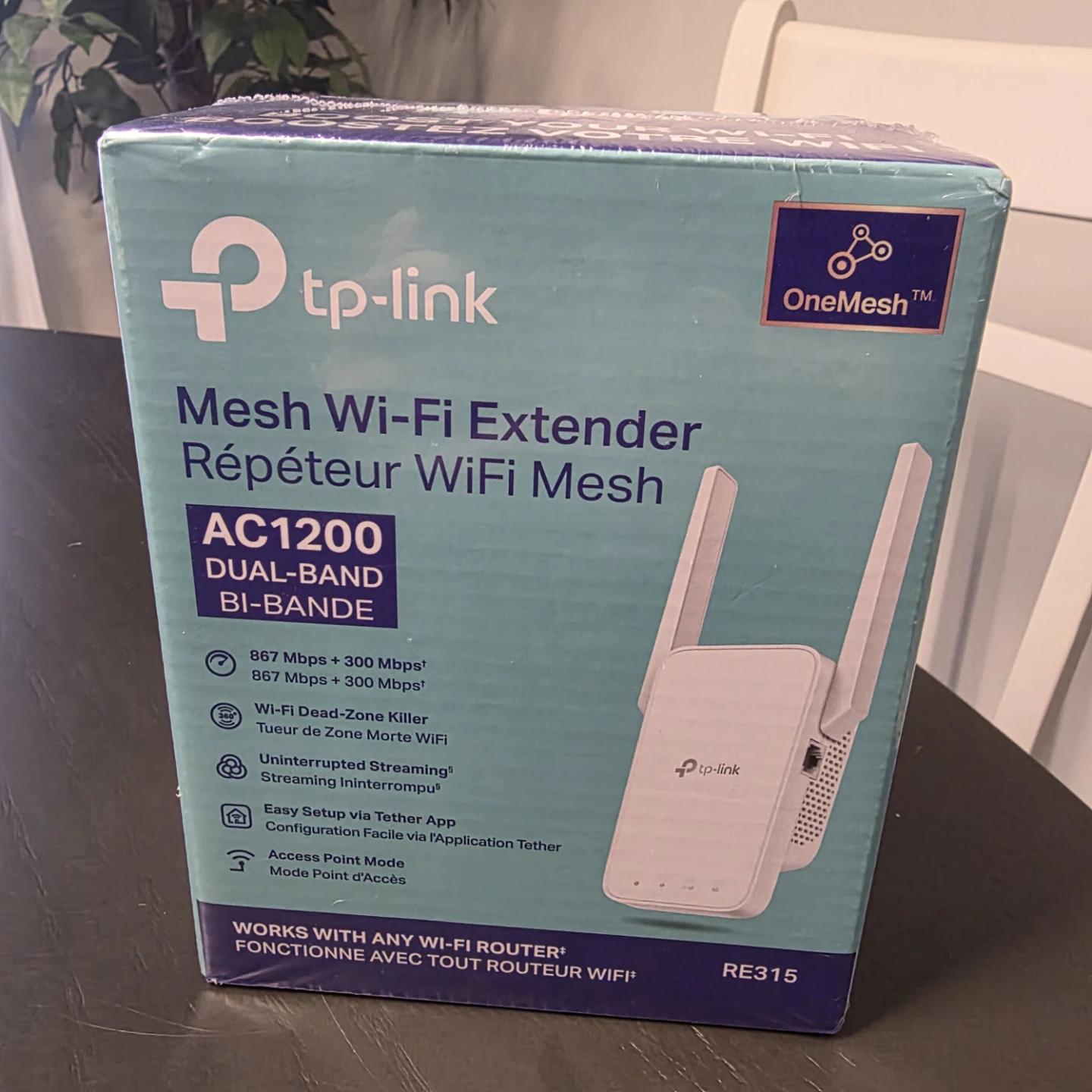 TP-Link RE315 AC1200 Mesh Wi-Fi Extender