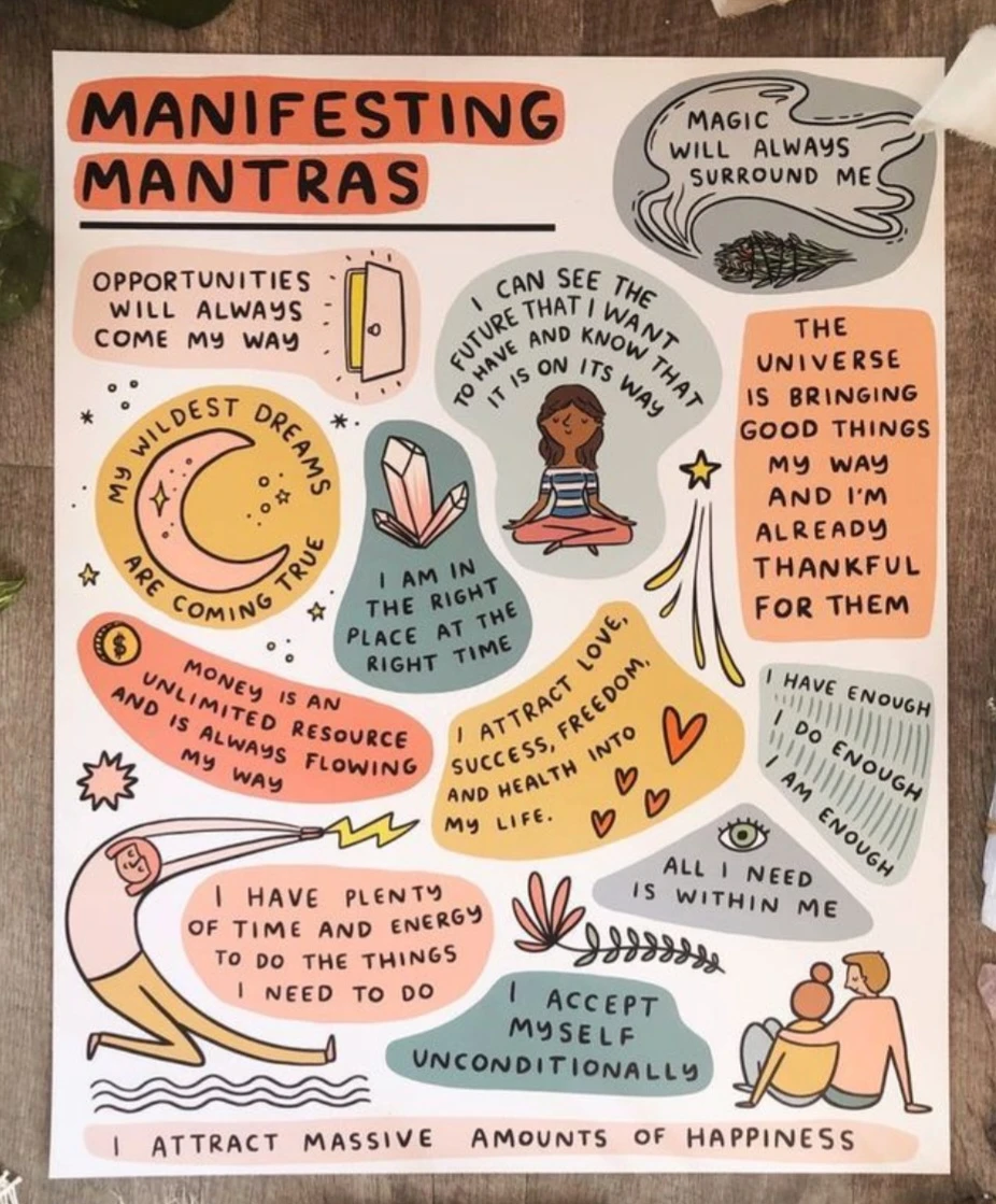 Manifesting Mantras Art Print