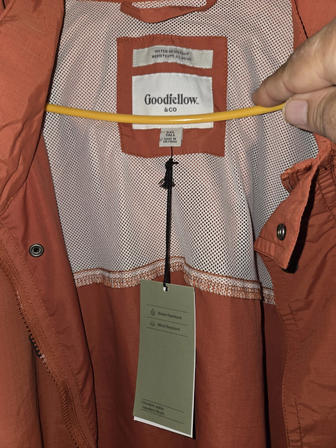 GoodFellows & Company Lightweight Rain Jacket in a Men's 5XL - photo 2