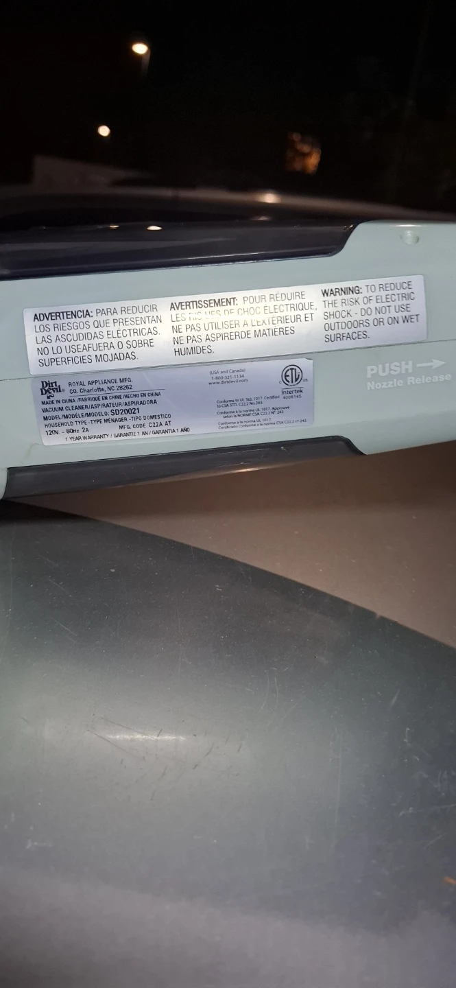 Dirt Devil Vibe Stick Vacuum SD20021 - photo 4