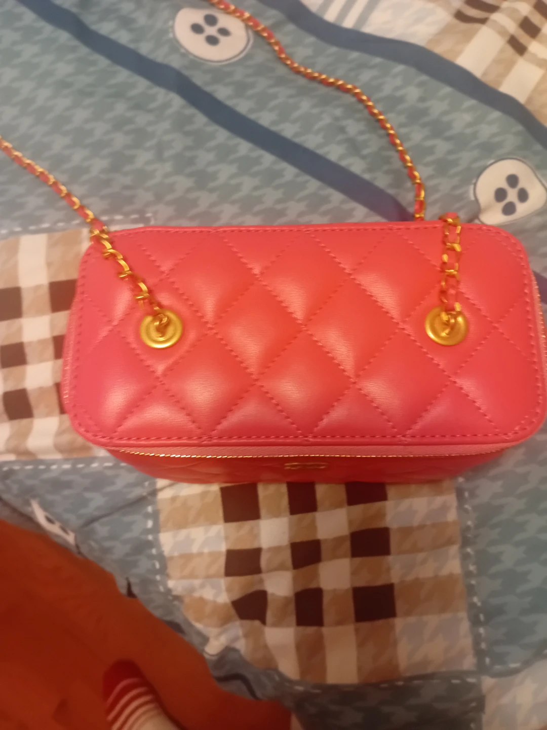 Chanel Quilted Vanity Case Rose Gold - photo 3