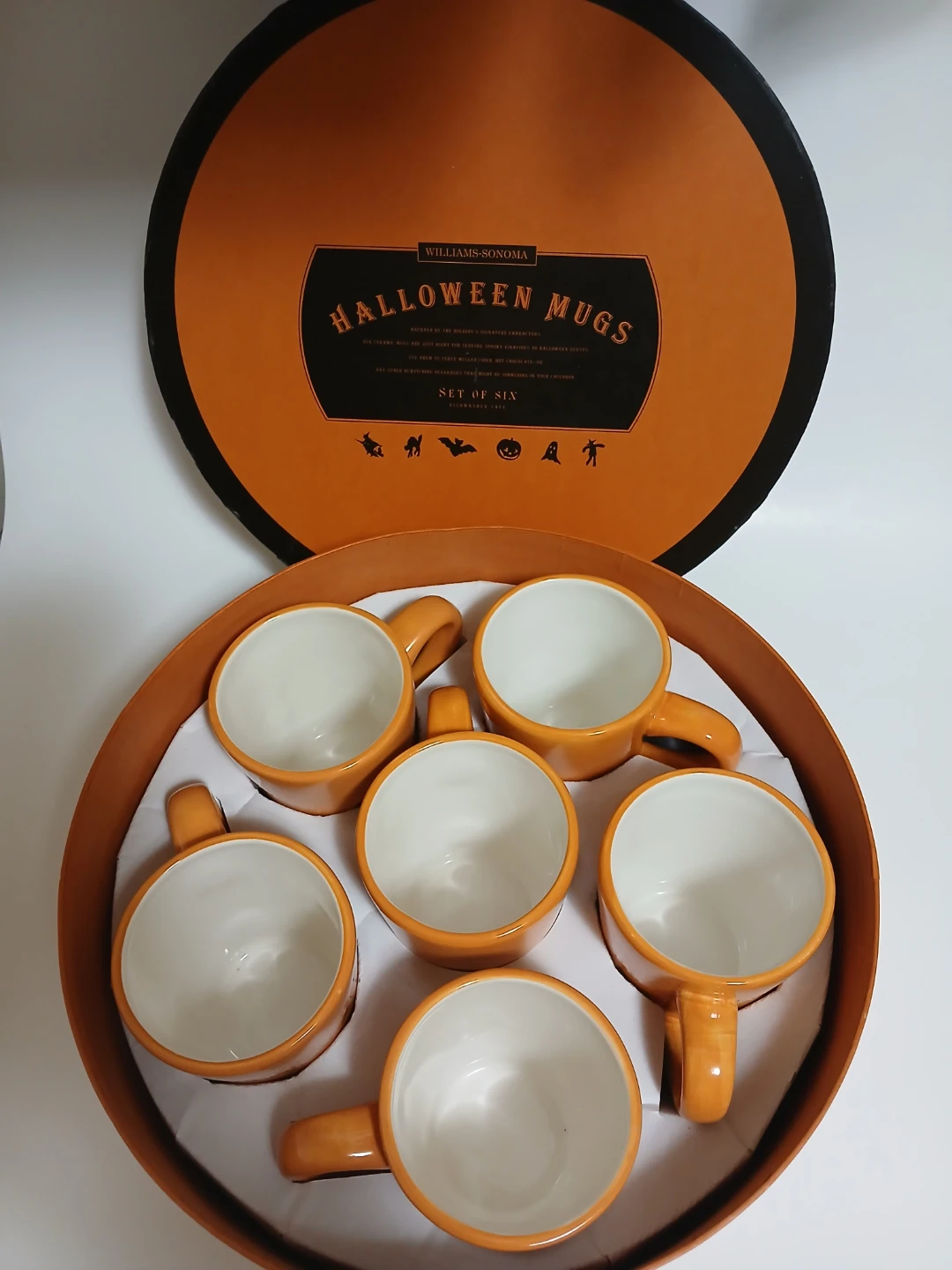 2003 Williams-Sonoma Halloween Mug Set of 6 - photo 4