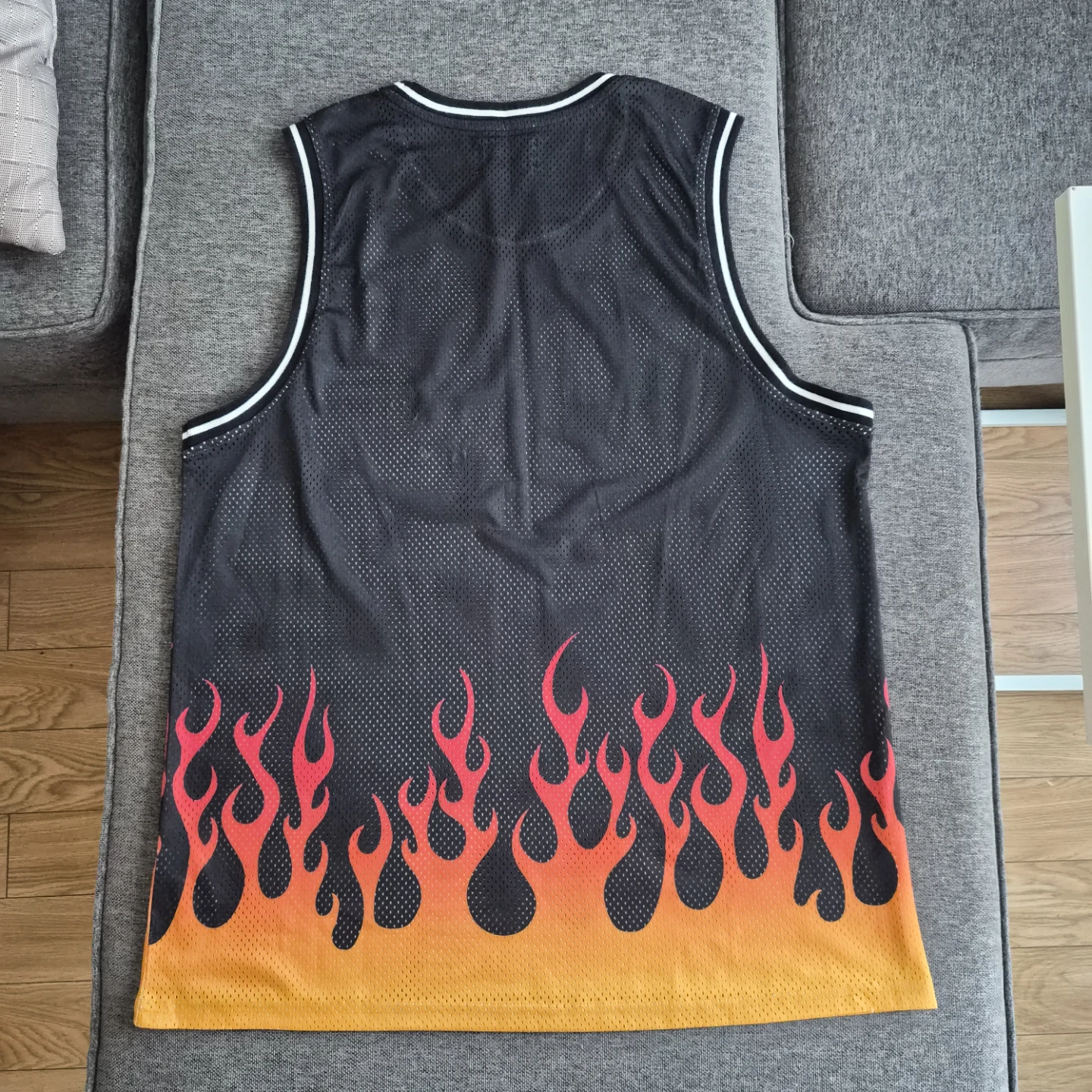 Terranova Flame Print Basketball Jersey - photo 2