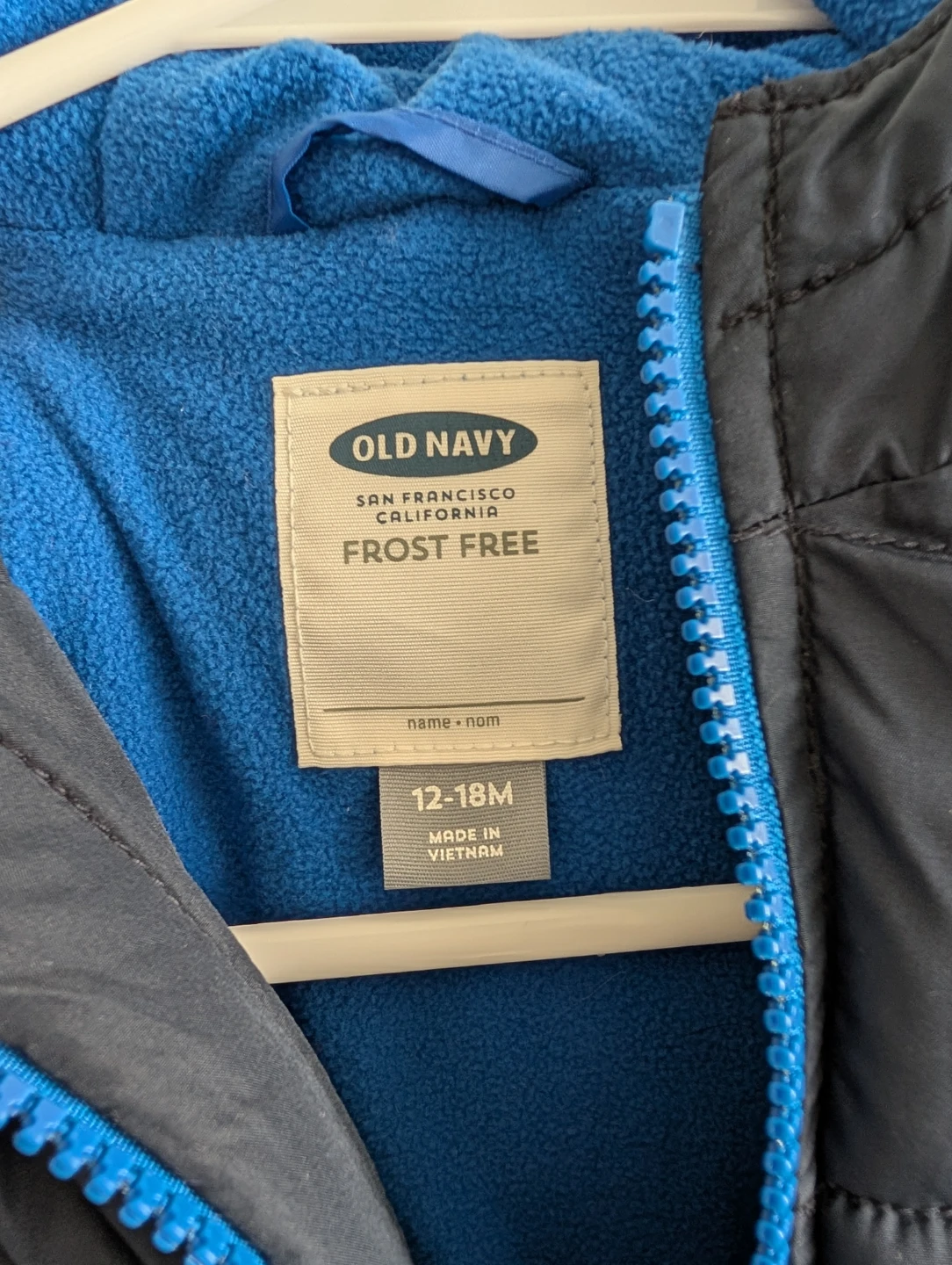 Old Navy Frost Free Jacket - 12-18M - photo 4