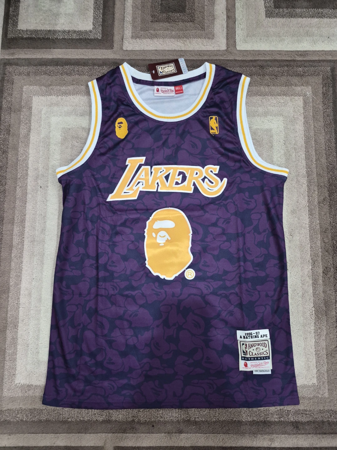 A Bathing Ape Lakers Jersey